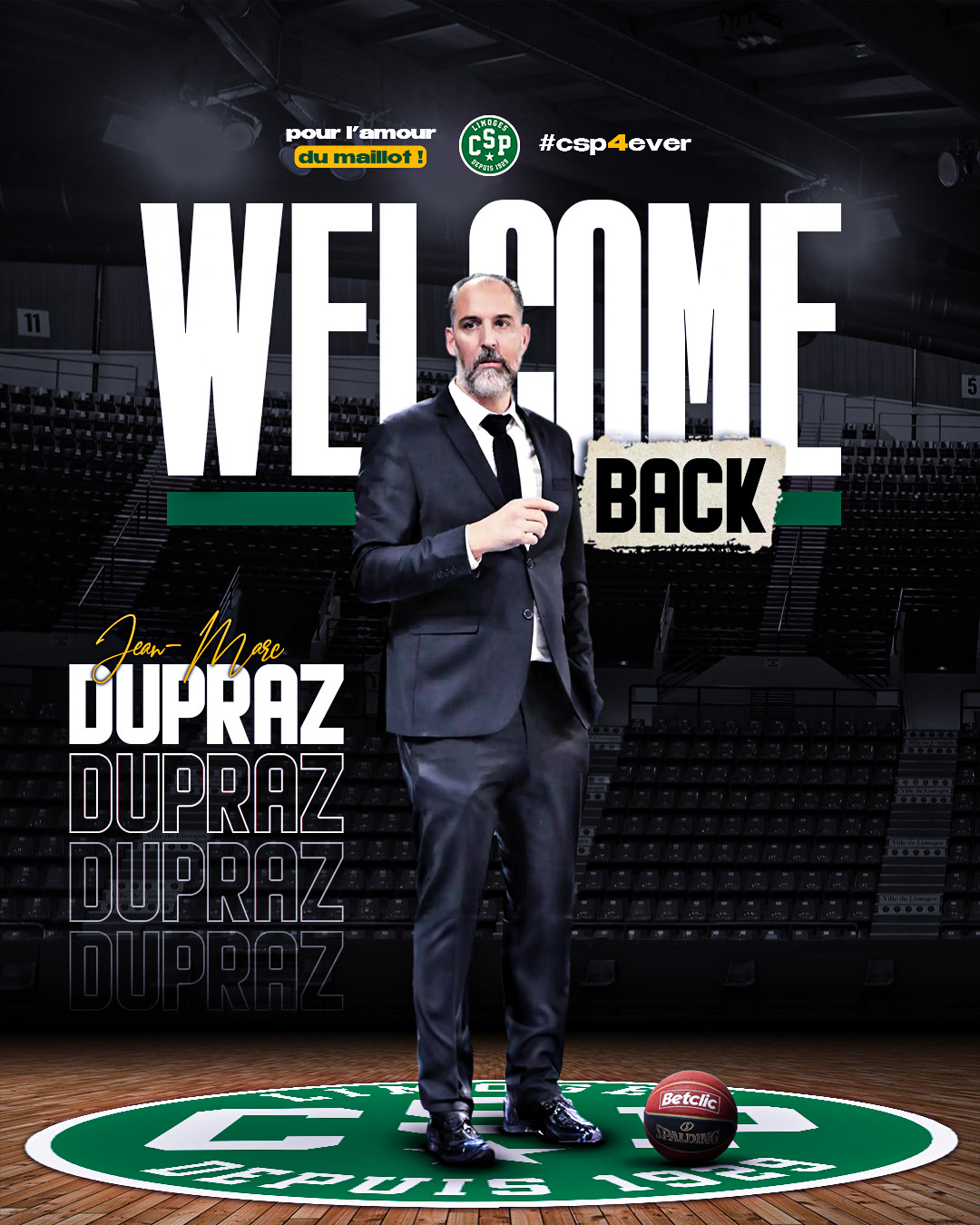 JEAN-MARC DUPRAZ NOMMÉ ENTRAINEUR DU LIMOGES CSP ! - Limoges CSP